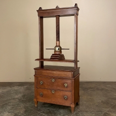 Rare 18th Century Dutch Printer's Paper Press