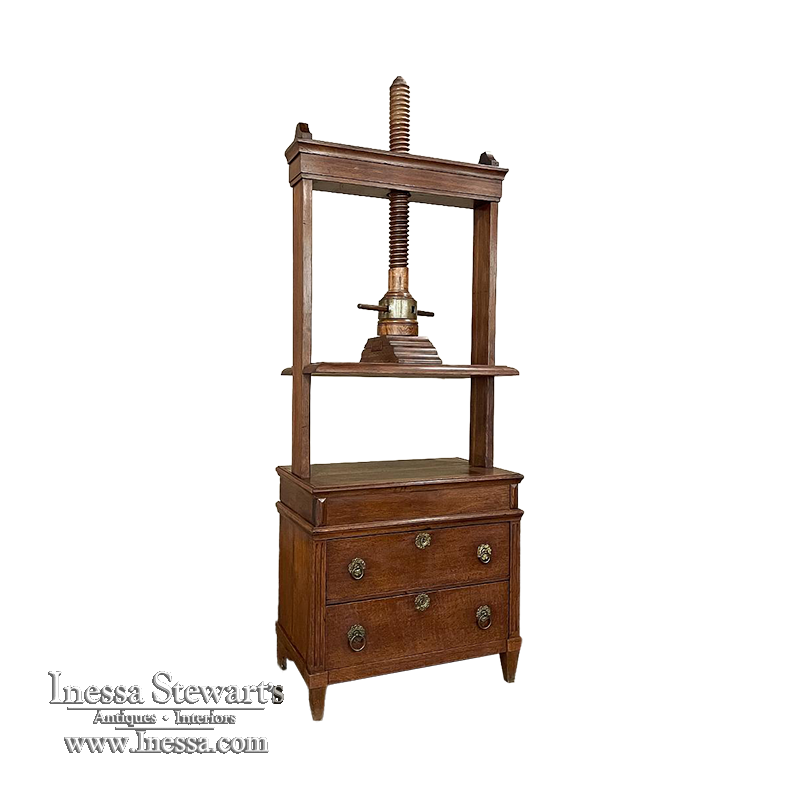 Rare 18th Century Dutch Printer's Paper Press