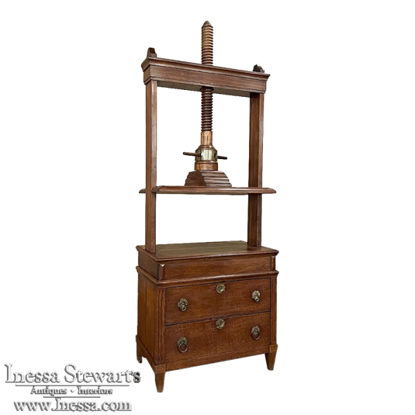 Rare 18th Century Dutch Printer's Paper Press