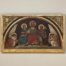 19th Century Oil Painting on Board of Holy Family