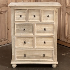 Mid-Century English Stripped Chest of Drawers
