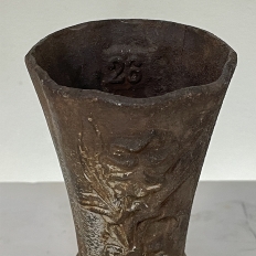 Art Deco Period Cast Iron Flower Vase