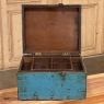 19th Century Swedish Painted Compartmentalized Box with Hasp