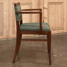 Mid-Century Mahogany Armchair by De Coene