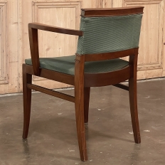 Mid-Century Mahogany Armchair by De Coene