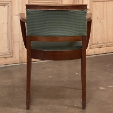 Mid-Century Mahogany Armchair by De Coene