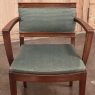 Mid-Century Mahogany Armchair by De Coene
