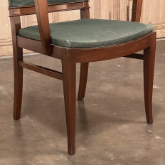 Mid-Century Mahogany Armchair by De Coene