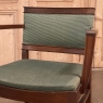 Mid-Century Mahogany Armchair by De Coene