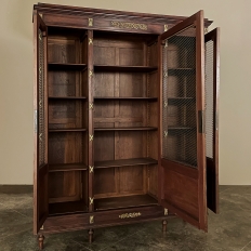 19th Century French Louis XVI Mahogany Bookcase