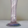Mid-Century Murano Glass Ruffled Top Vase