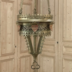 19th Century Gothic Bronze Incense Burner ~ Chandelier