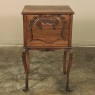 19th Century French Louis XV Walnut Nightstand ~ End Table
