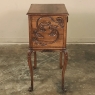 19th Century French Louis XV Walnut Nightstand ~ End Table