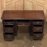 19th Century French Renaissance Revival Double-Faced Walnut Executive Desk