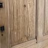19th Century Gothic Double-Sided Solid Pine Exterior Door