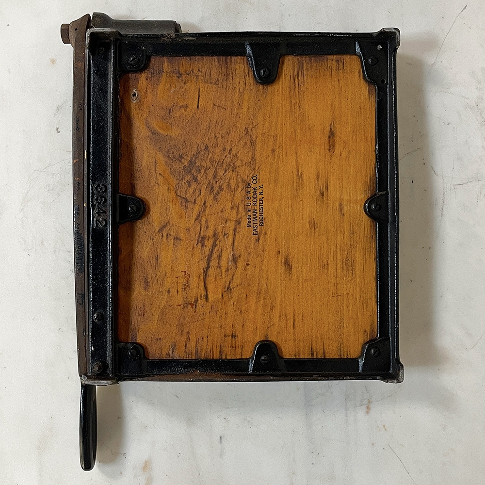 2) Two Antique Cast Iron Paper Cutters - Eastman Auction