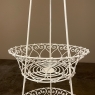 Antique Country French Wrought Iron Triple-Tier Plant Stand ~ Jardiniere