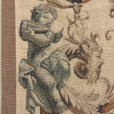 Vintage Aubusson Style Tapestry by China Wind