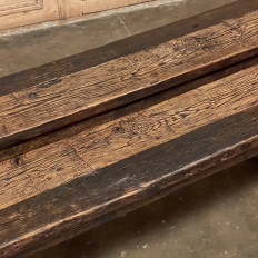 Pair Rustic Dutch Oak Benches