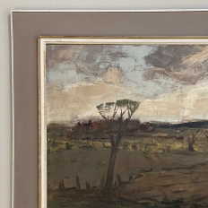 Mid-Century Framed Oil Painting on Canvas by Don Gevaert
