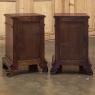 Pair Antique Italian Renaissance Walnut Nightstands