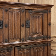 Antique French Gothic Wardrobe ~ Cabinet