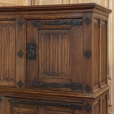 Antique French Gothic Wardrobe ~ Cabinet