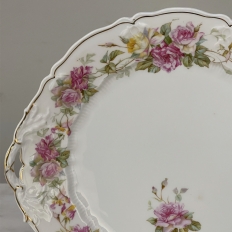 Antique Hand-Painted Platter from Hutschenreuther of Bavaria
