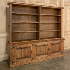 Vintage Rustic Gothic Open Bookcase