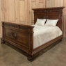 Antique Italian Renaissance Walnut Queen Bed