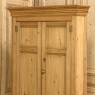 19th Century Rustic Swedish Pine Corner Cabinet