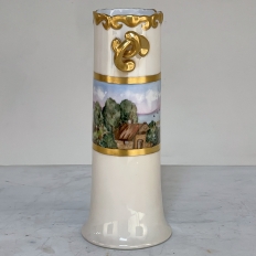 Antique Hand-Painted Vase from Bavaria
