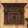 Pair Antique Italian Walnut Decorative Wall Panels