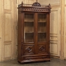 19th Century French Henri II Walnut Bookcase