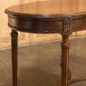 19th Century French Louis XVI Oval Walnut Writing Table ~ End Table