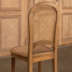 Set of 6 Antique French Louis XVI Caned Dining Chairs