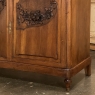 19th Century French Louis XVI Walnut Marble Top Buffet