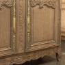 19th Century Country French Buffet from Normandie in Stripped Oak
