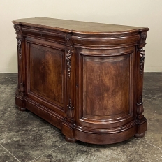 19th Century French Henry II Style Renaissance Revival Walnut Buffet