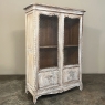Pair 19th Century Country French Louis XVI Whitewashed Bookcases