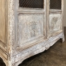 Pair 19th Century Country French Louis XVI Whitewashed Bookcases