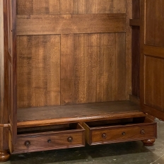 19th Century French Louis Philippe Period Mahogany Armoire