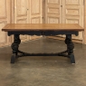 Antique Rustic Danish Painted Draw Leaf Dining Table