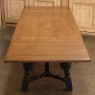 Antique Rustic Danish Painted Draw Leaf Dining Table