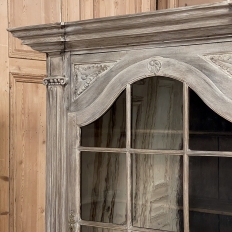 18th Century French Louis XVI Period Whitewashed Bookcase ~ Vitrine