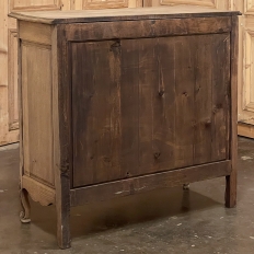 19th Century Country French Petite Buffet in Stripped Oak