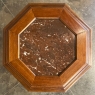 Mid-19th Century Napoleon III Period Octagonal Marble Top Table ~ Pedestal