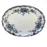 Antique English Blue & White Transferware Platter by S. Hancock & Sons