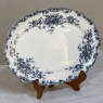 Antique English Blue & White Transferware Platter by S. Hancock & Sons